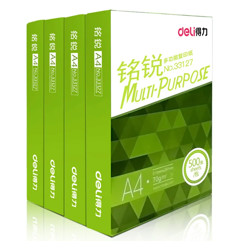 DELI A4 Paper School and Office Copy Paper 2500 Sheets A4 Copy and Printer Paper for Office Copying and Printing Office Supplies
