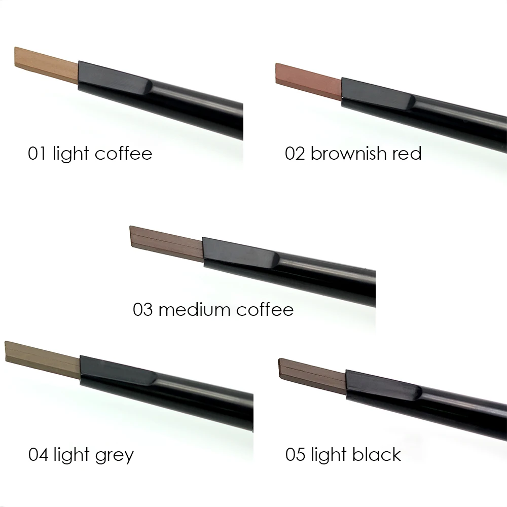 Popfeel Eyebrow Pencil Waterproof Long Lasting Eye Brow Maker Pen hair stroke brow pen Makeup Tools Woman Eyebrow Tracer Unit