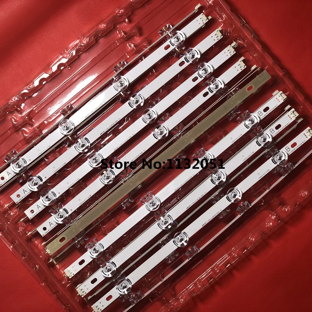 8 قطعة LED شريط إضاءة خلفي ل 42LB631V 42LB639V 42LB640V 42LB644V 42LB650V 42LB652V 42LF653V 42LF5500 42LF6200 42LF6500 42LB5500