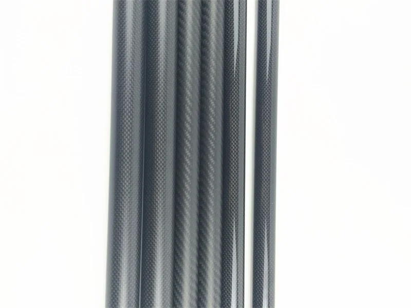 4pcs/lot 8MM OD x 6MM ID x 500MM Roll 3k Matte Carbon Fiber tube Quadcopter arm Hexrcopter Remote Control Toy parts