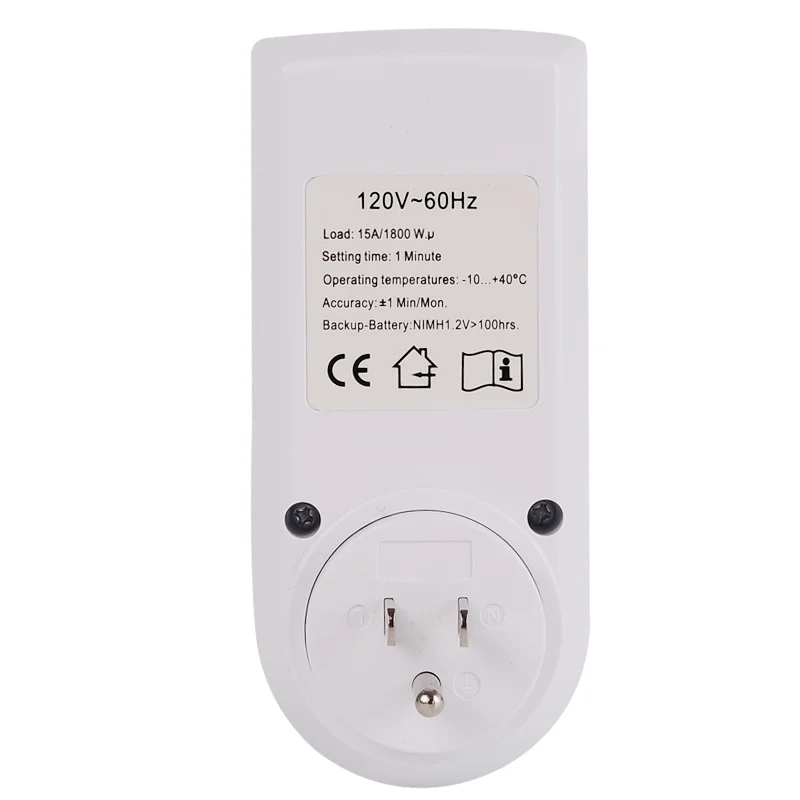 Super LCD Display Digital Weekly Programmable Electrical Wall Plug-in Power Socket Timer Switch Outlet Time Clock 220V 110V AC