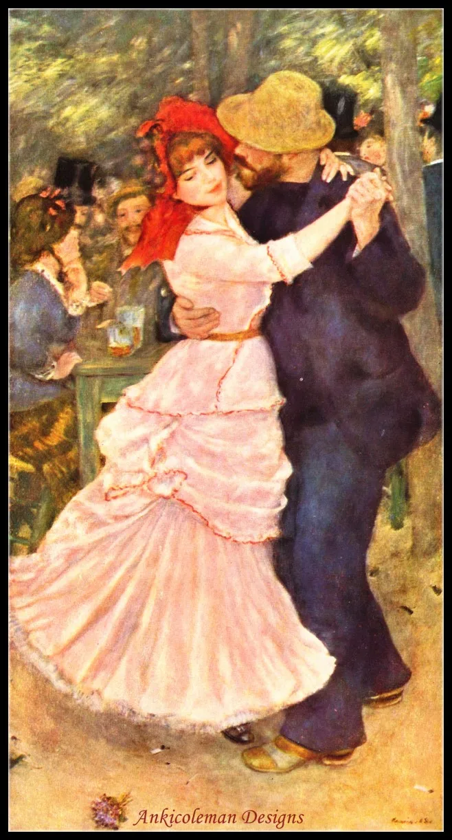 

Needlework for embroidery DIY French DMC High Quality - Counted Cross Stitch Kit 14 ct Oil painting - Dance at Bougival