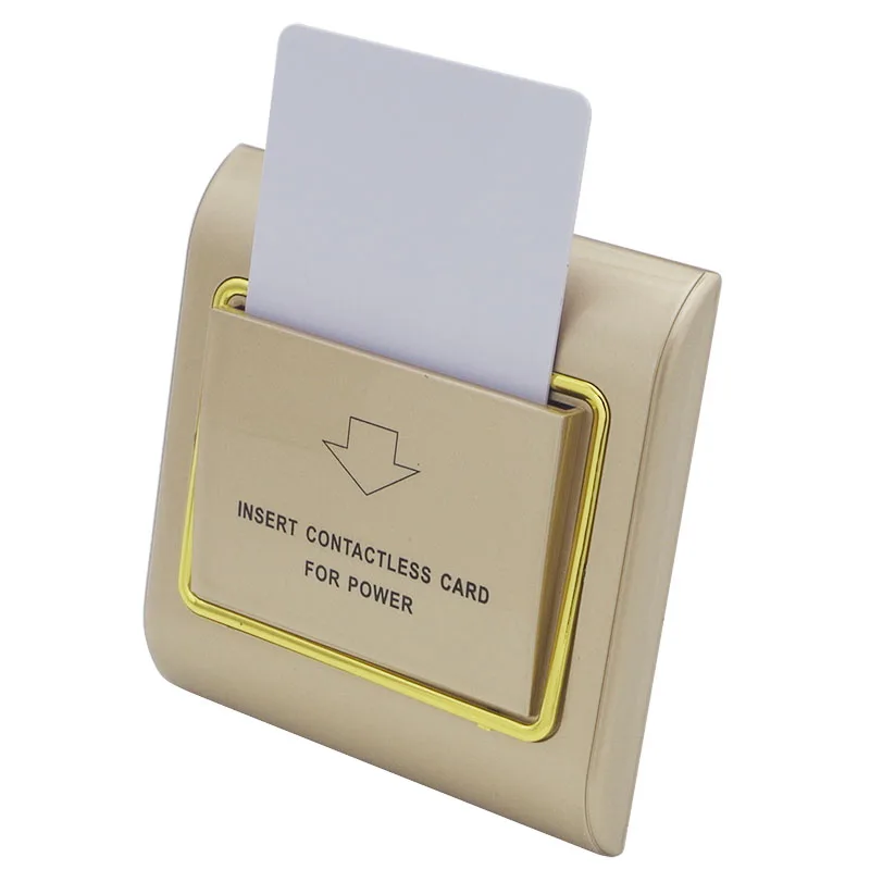 

Gold Panel with Gold Frame Silver Panel with Silver Frame 125Khz tk4100 em4200 em4100 t5577 em4305 card available rfid switch