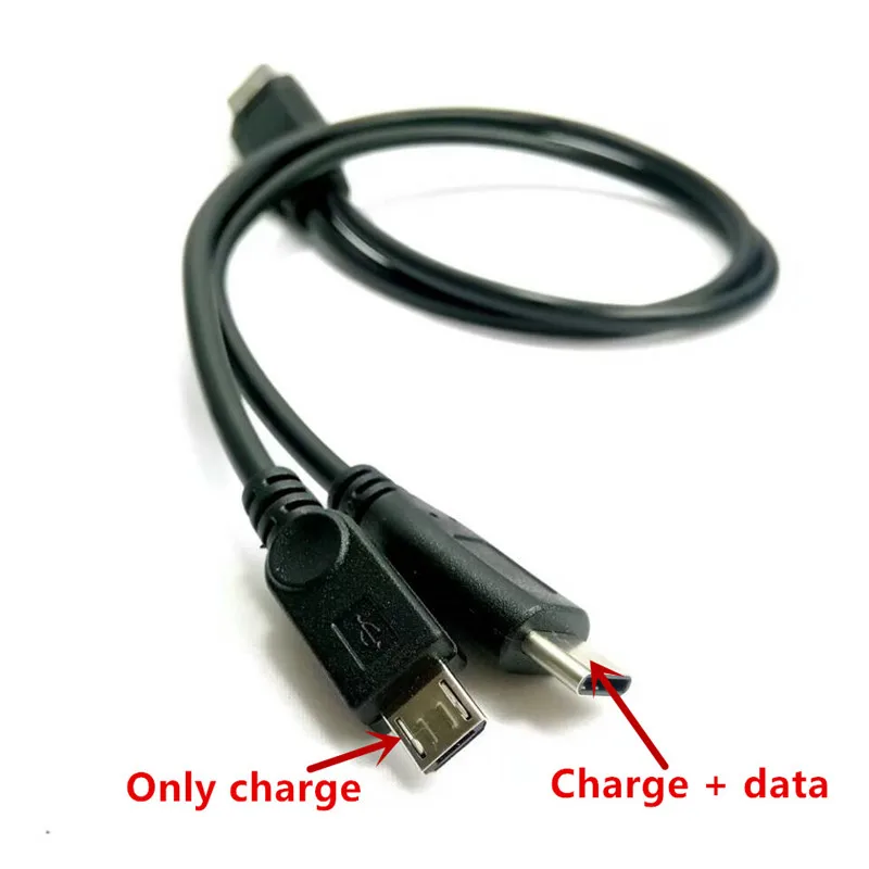 كابل USB من النوع C و Micro USB 2 في 1 ، شحن سريع ، 2.4A ، مزامنة بيانات لهاتف Xiaomi Note 2 LG G5 Nexus 6P