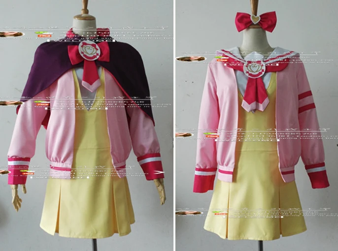 

PriPara ManaKa raara Uniform New Costume Cosplay pretty rhythm Dress 11