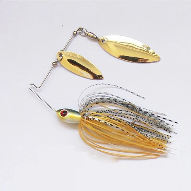 Hercules Spinner Bait Minnow Spinnerbait Spoon Fishing Lure Accessories, Pesca Carp Spiner Buzzbait Hook, Artificial Bait, 1Pc