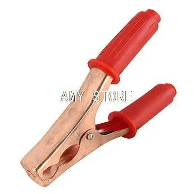 

Auto Car 400A Battery Clip Alligator Test Clamp Red Handle