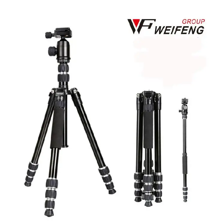การถ่ายภาพw eifeng WF-6610เดินทางมืออาชีพนักเล่นขาตั้งกล้องแบบพกพาu nipod +หัวบอล+กระเป๋า+ผู้ถือคลิปโทรศัพท์