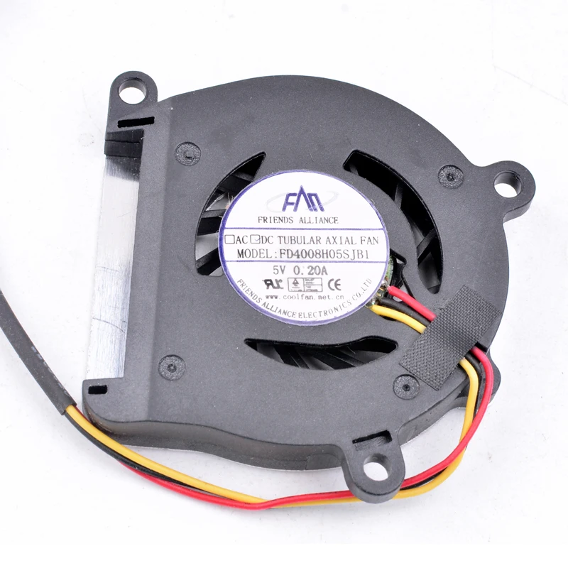 

Охлаждающий вентилятор FD4008H05SJB1, 4 см, DC5V, 0,20a, толщина 8 мм, ультратонкий