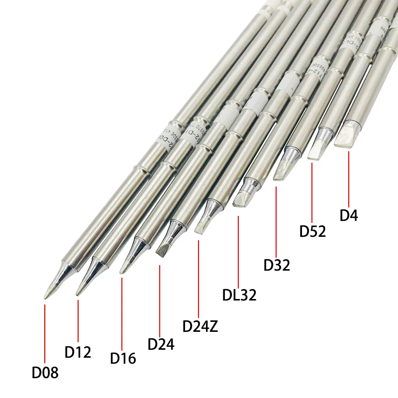 T12 D Series Soldering Solder Iron Tips T12 Series Iron Tip For Hakko FX951 STC AND STM32 OLED Electric Soldering Iron