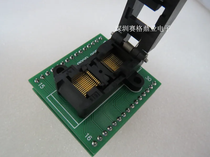 Bancada de teste de soquete, com cromada de ouro