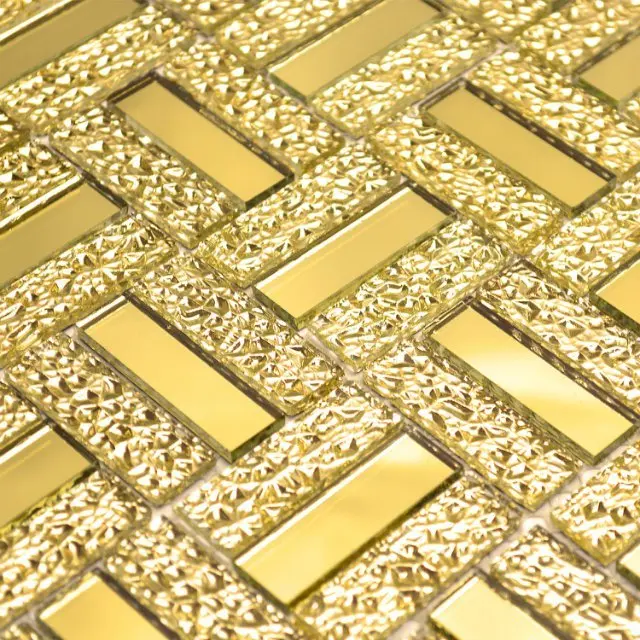 High Quality Silver Mirror Glass Mosaic tiles, for DIY showroom cabinet door frame decorate Wall sticker wallpaper