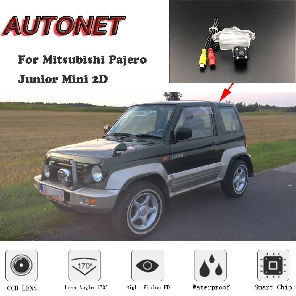 

AUTONET HD Night Vision Backup Rear View camera For Mitsubishi Pajero Junior Mini 2D CCD/License Plate camera