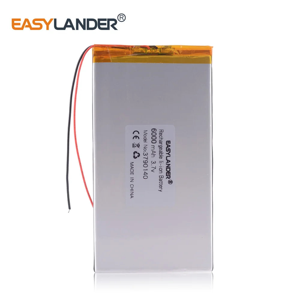 بطارية تابلت 9 10 بوصة ، 3.7 فولت ، 6000 مللي أمبير ، قابلة لإعادة الشحن ، 3790140 Syka blyat