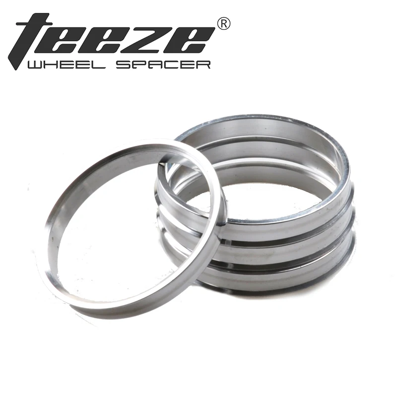 Teeze 1 Set Aluminum hub centric rings OD 72.6 to ID 65.1 centering rings Car Accessories Center Ring