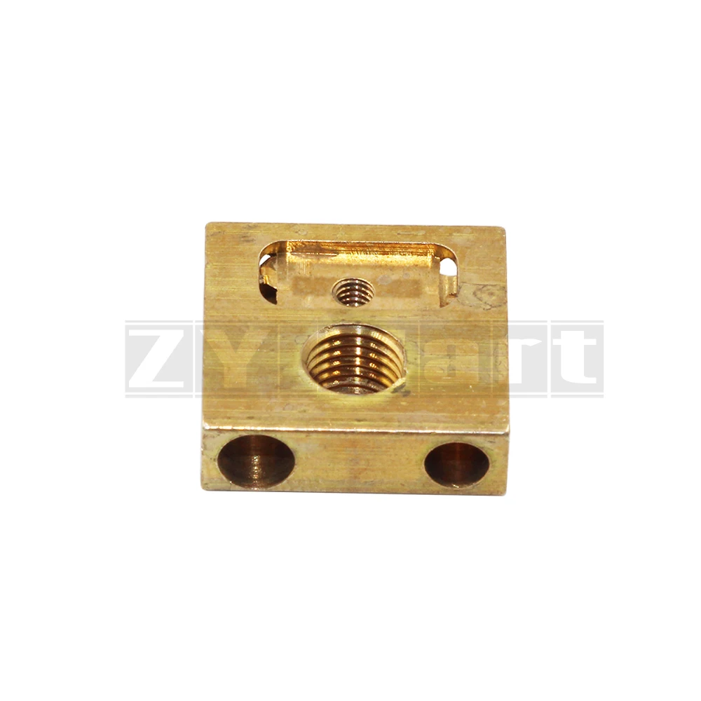 1pcs UM3 Ultimaker 3 print core Heat Block Brass Heating Block for Ultimaker3 3D Printer