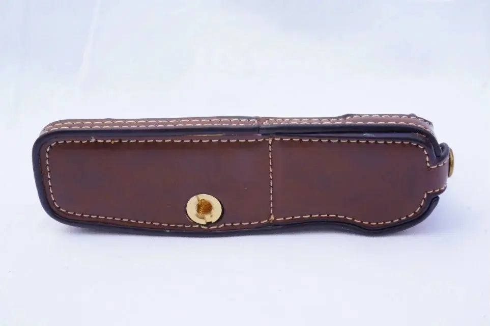 Fashional New Hard Camera Half Body Set Bottom Case For Olympus PEN-F penf PU Leather Bag Cover Akcesoria