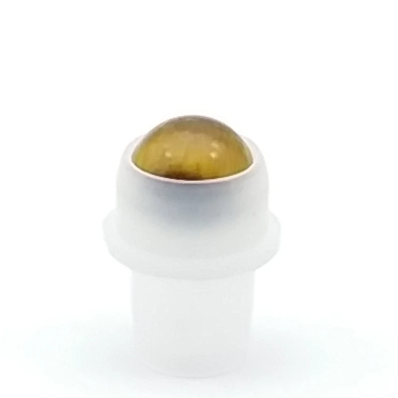 20pcs Natural Gemstone Roller Ball Fit 5ml 10ml Thick Glass Perfume Essential Oil Roll On Bottles