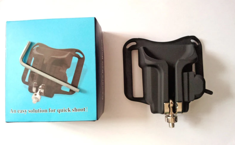 กล้องสายคล้องเอวเข็มขัดหัวเข็มขัดคลิปกล้องกระเป๋าสำหรับ Sony Canon Nikon DSLR กล้อง