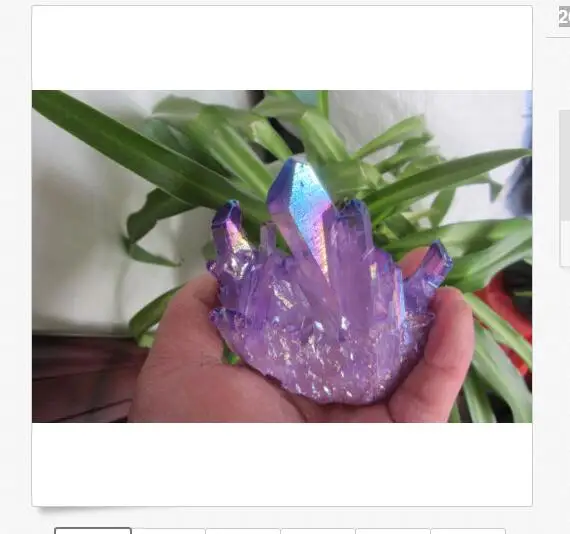 261.0g Viridescent Spirit Aura Quartz Crystal Titanium Bismuth Silicon Cluster