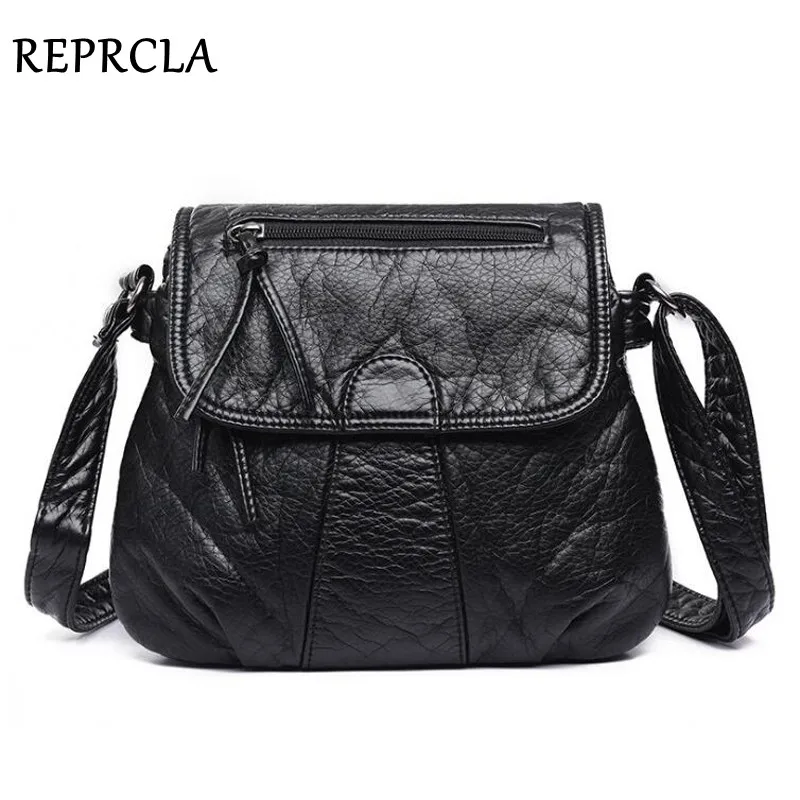 REPRCLA marka projektant kobiet Messenger torby Crossbody miękka torba na ramię ze skóry PU wysokiej jakości modne torebki damskie torebki