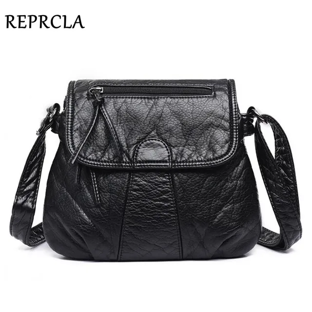 REPRCLA marka projektant kobiet Messenger torby Crossbody miękka torba na ramię ze skóry PU wysokiej jakości modne torebki damskie torebki