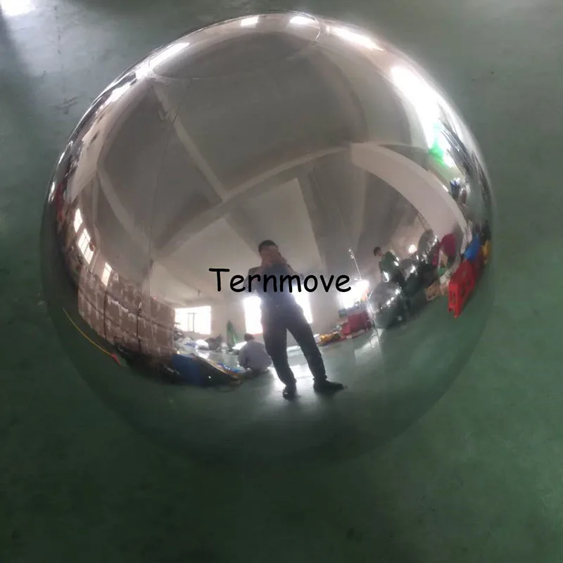 reflective inflatable mirror balloon for hanging decoration Party Wedding Event Decoration 0.6m/0.8m Inflatable pvc Mirror Ball