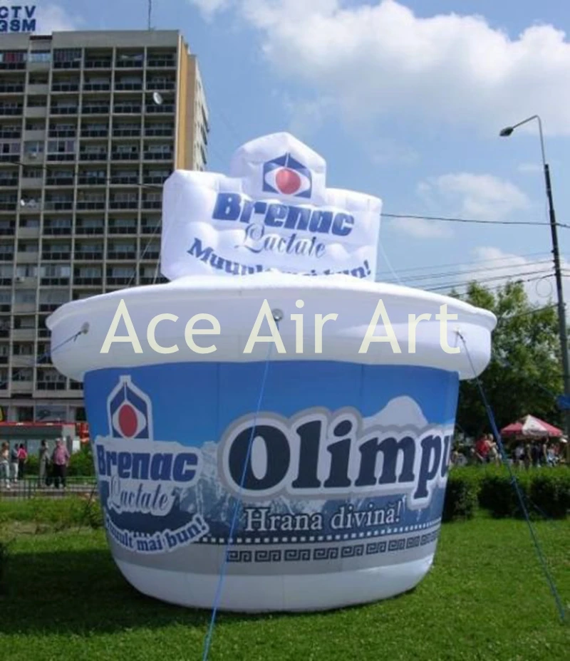 Inflatable Ice Cream Model for Advertising, Advertising with Advertising Logo, Hot Summer Sale