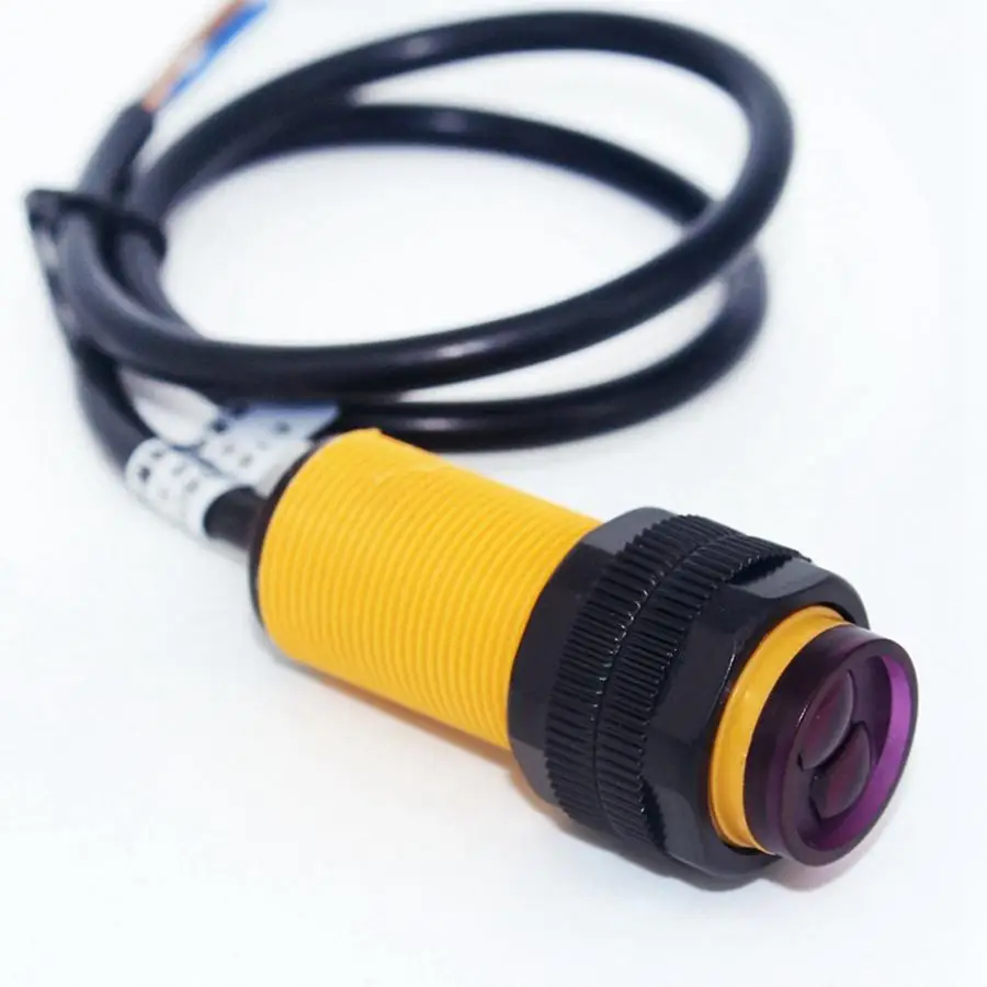 3-77CM 3-36V DCNPN Normally Open E18-D80NK Photoelectric Switch Infrared Proximity Sensor Diffuse Reflection Inductive ABS