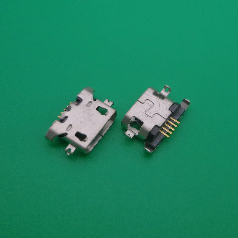 100pcs Micro USB Jack Power Charging Female Port Socket Connector For Lenovo A289 A308T A390T P780 S920 P770 A820 S6000