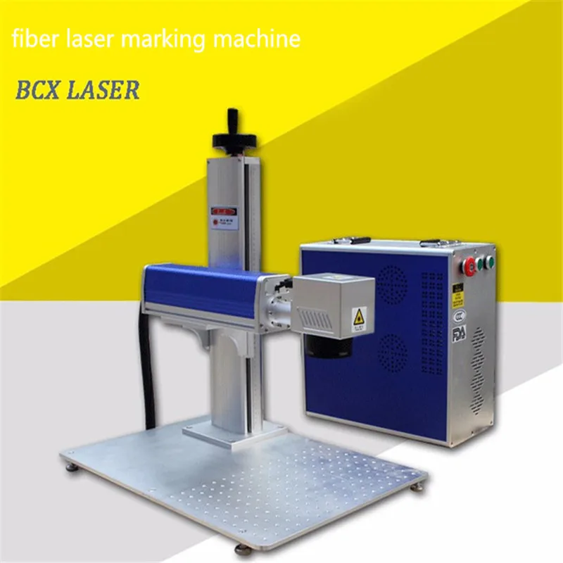 Cheap Price Chinese Portable 20W Fiber Laser Marking Machine With Rotary