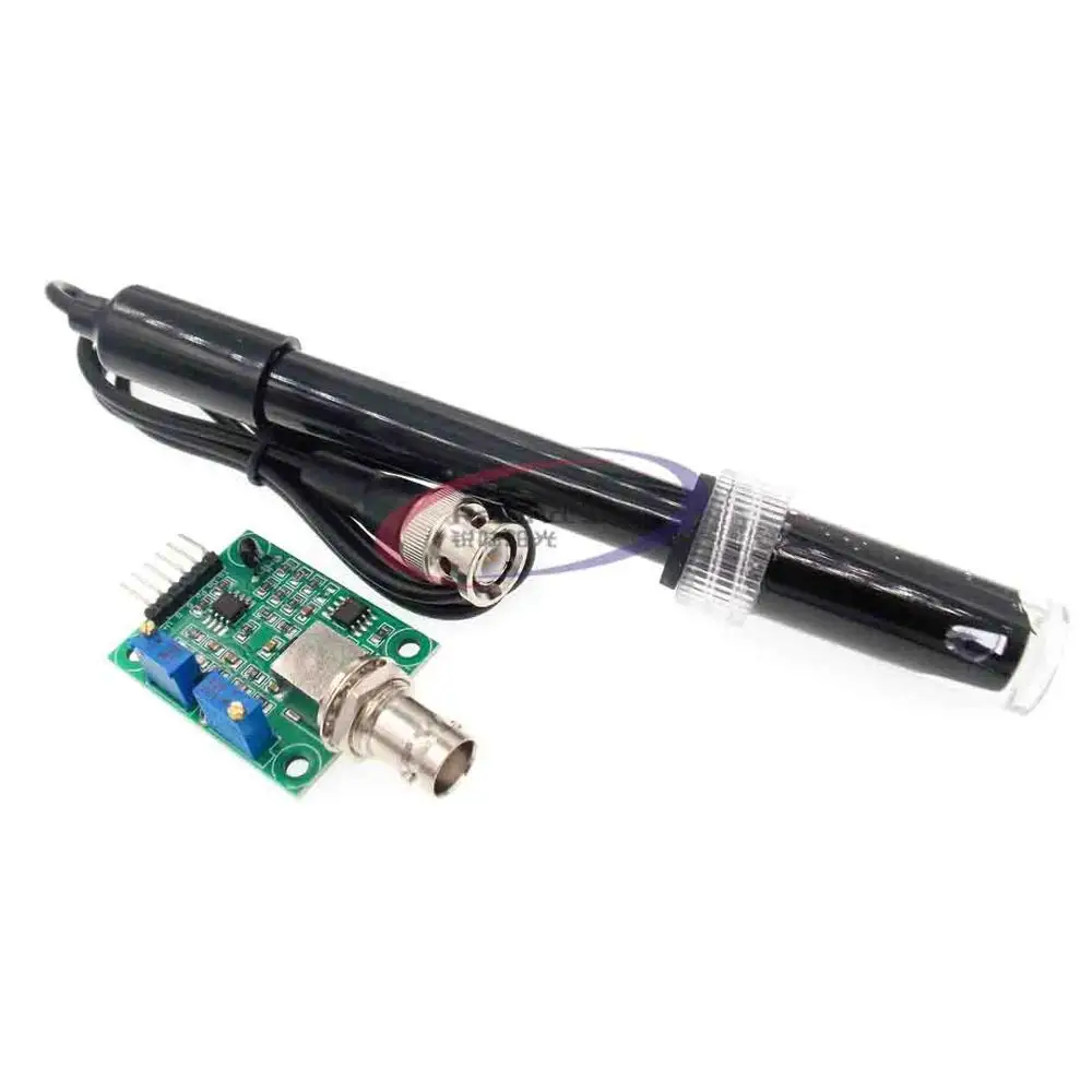 Vloeibare PH Waarde Detectie detecteren Sensor Module Monitoring Controle Voor Arduino BNC Elektrode Probe