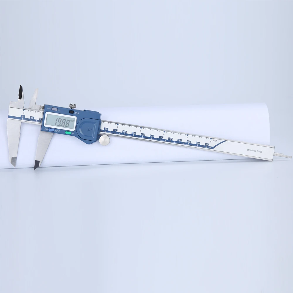 Industrial quality Digital Accurate Stainless Steel Vernier Caliper ABS relative measurement With 0-150/200/300mm 6/8/12inch