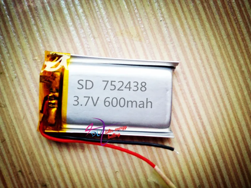 

tablet battery Polymer 752438 medical devices can be security door bell emergency lamp Bluetooth lithium battery factory direct