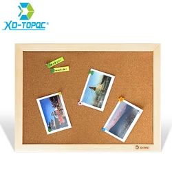 XINDI Cork Board 25*35cm Bulletin Board Message Boards Wooden Frame Pin Memo For Notes Factory Supplies Home Office Decorative