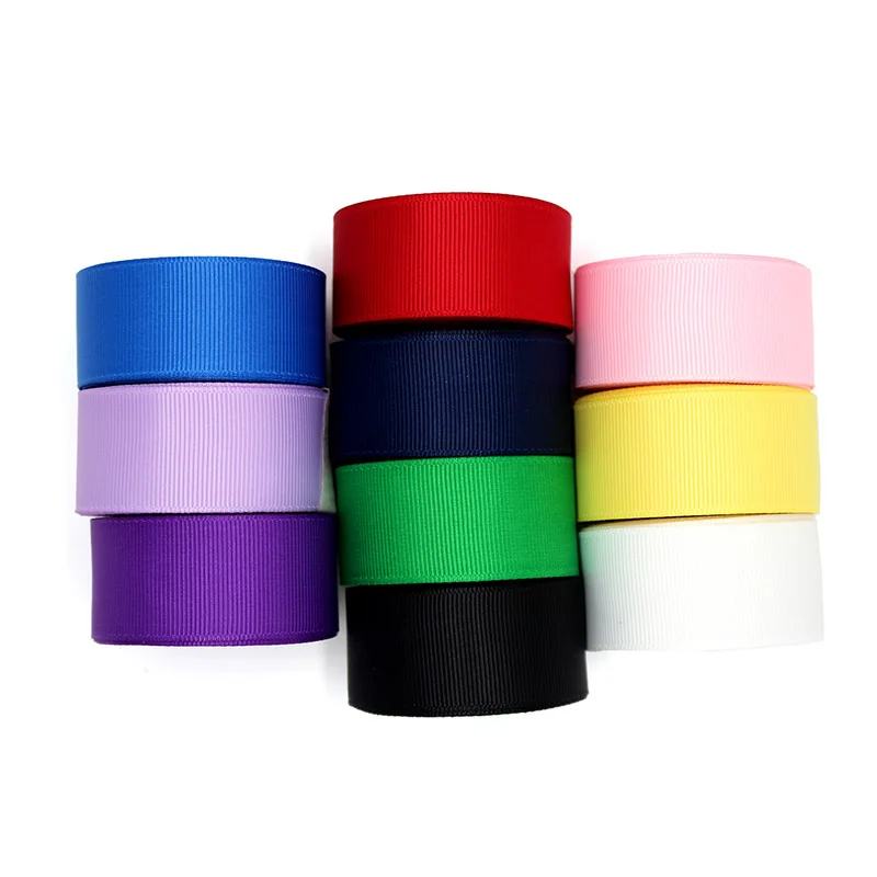 Soild Color Grosgrain Ribbons 1 Inch 25 MM Handmade DIY Headwear Wedding Decorative Wrap Gift Red White Black