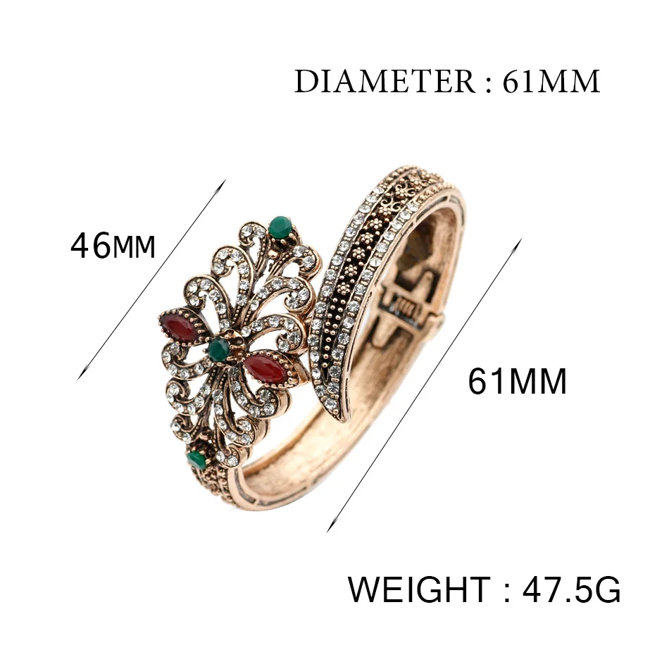 Dropshipping Trendy Liefde Bangle Armbanden Voor Vrouwen Indiase Sieraden Antiek Brons Turkse Snap Ontwerp Manchet Valentijnsdag Cadeau