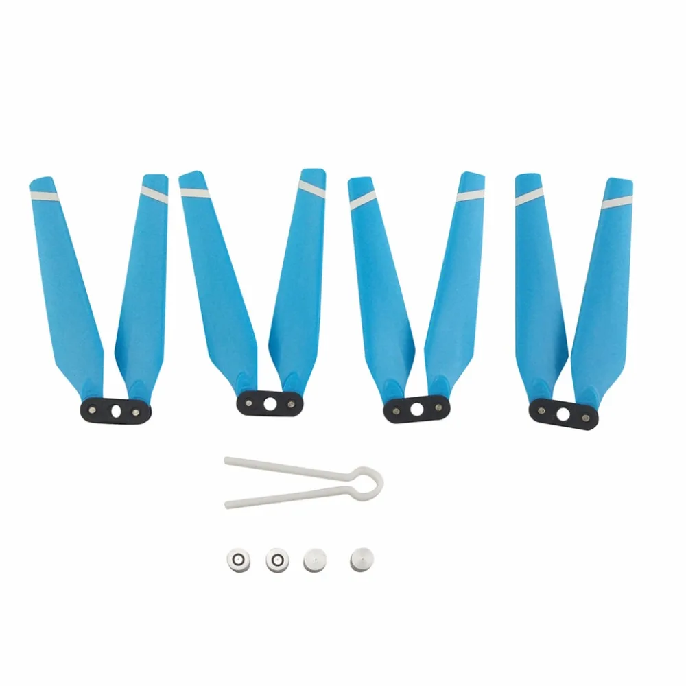 Складные пропеллеры для Hubsan H501S H501C H501A/H501C/H501M/H501S W/H501S pro MJX B2C B2W Bugs 2 D80 F18 F200SE, Голубой самолет
