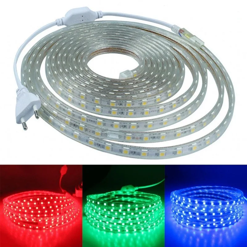 LED Connector For SMD 5050 Strip Flexible Waterproof 1M/2M/3M/5M/10M/15M/20M -100M 