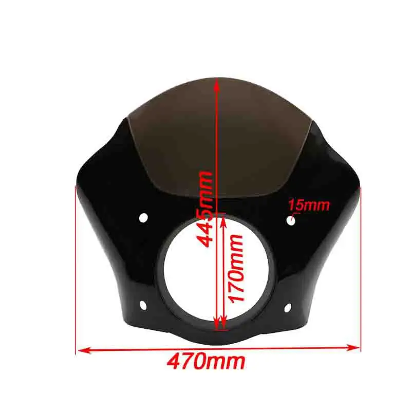 Gauntlet Headlight Fairing & Lock Mount Kit For Harley Dyna 72 Low Rider Sport Glide FXRS FXDL FXD Sportster XL883 1200X