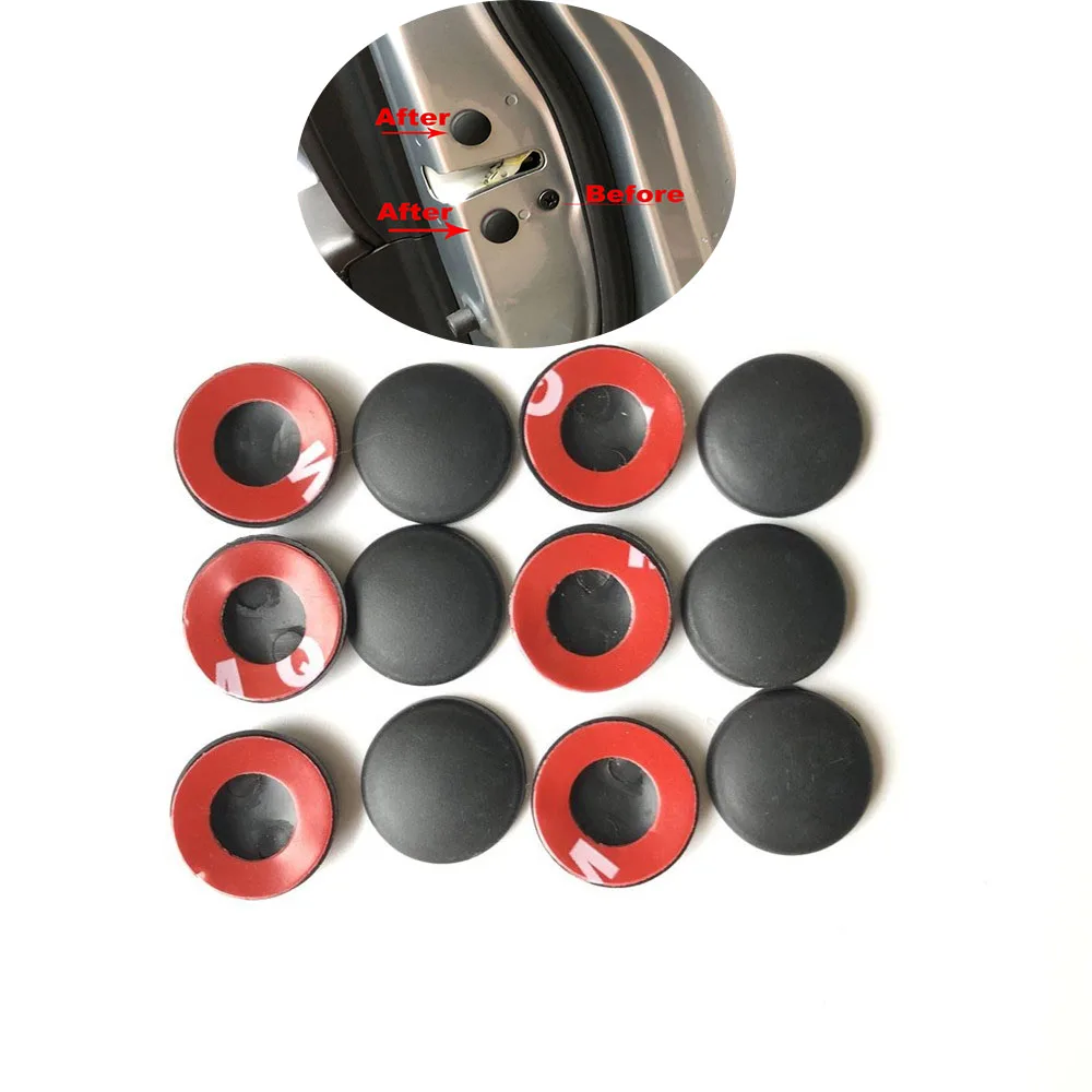 12pcs Car Door Lock Screw Cover For Mazda 2 3 5 6 CX-5 CX7 CX-8 CX9 CX-3 CX-4 CX-30 MX-5 Atenza Axela BT-50 Hazumi Takeri KOERU