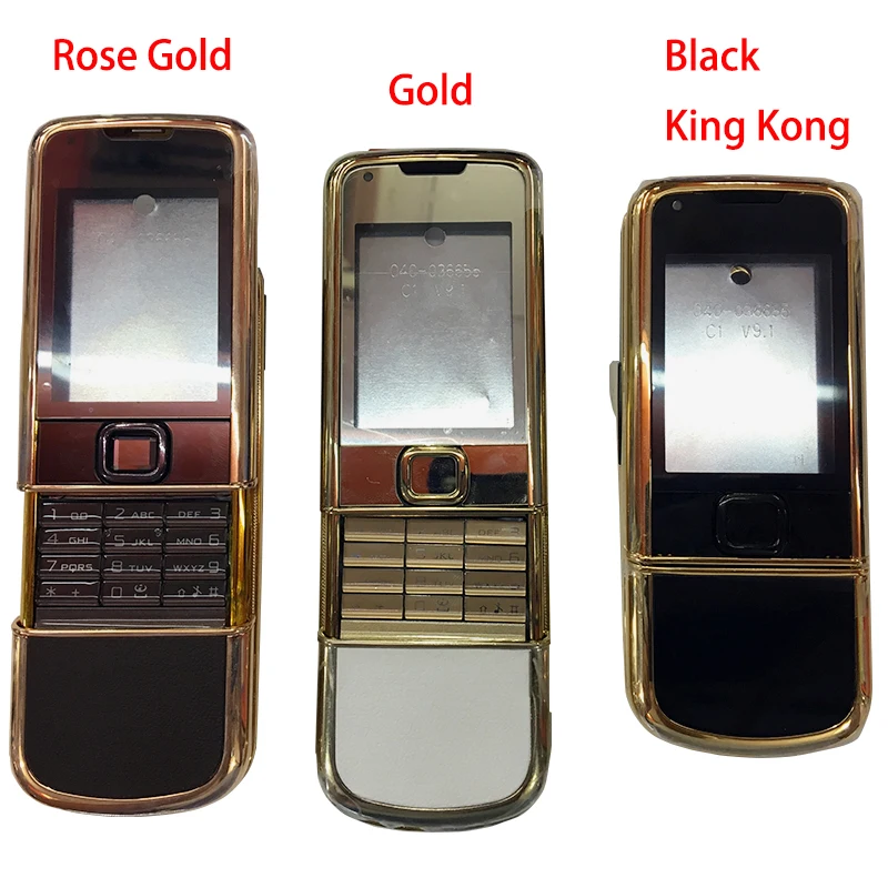 

ZUGZUC New Metal For Nokia 8800 Arte 8800A Full Housing Complete Mobile Phone Housing+Logo