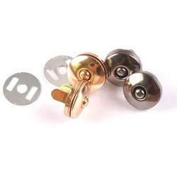 5 set bottoni rotondi in rame fermagli a scatto per borsa magnetica/chiusura per borse accessori per borse accessori fai da te 18mm cp2116