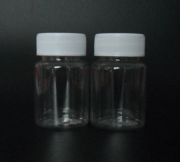 

(100pcs/lot) 50ml/50g Transparent PET Wide Mouth Bottle, Medical Bottle, Capsule Bottle,Plastic Bottle with aluminium foil pad