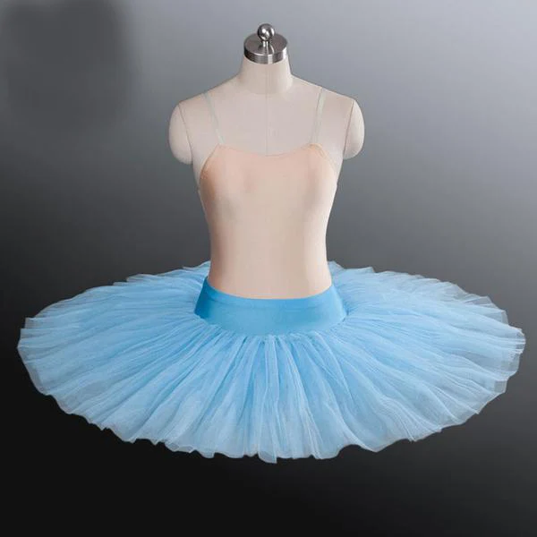 Free Shipping Ballet Rehearsal Half Tutu Skirt With Pants Various Colors Child/Adult Size Stitched Ballet Pancake For Sale H1005