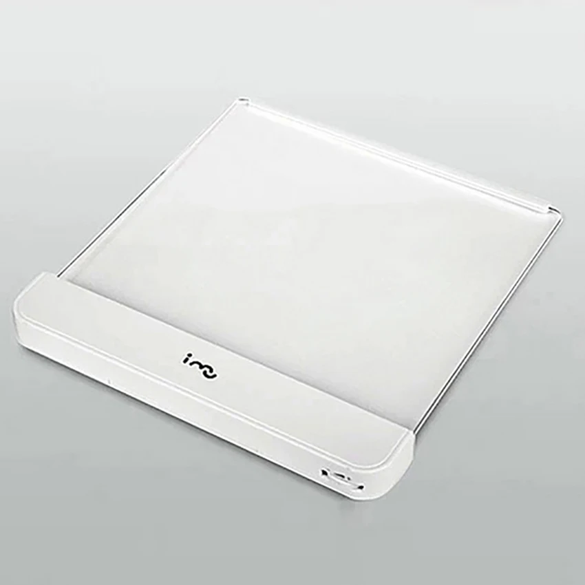 Lampe de lecture LED plate Portable avec signets pour soins oculaires, luminosité réglable, épaisseur de 2.5mm, Vision nocturne magique