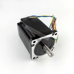 Nema 34 Stepper Motor 86BYG 114MM 5A 1230 oz-in Stepper Motor Shaft 14mm for CNC Engraving Machine High Torque 34HS4802