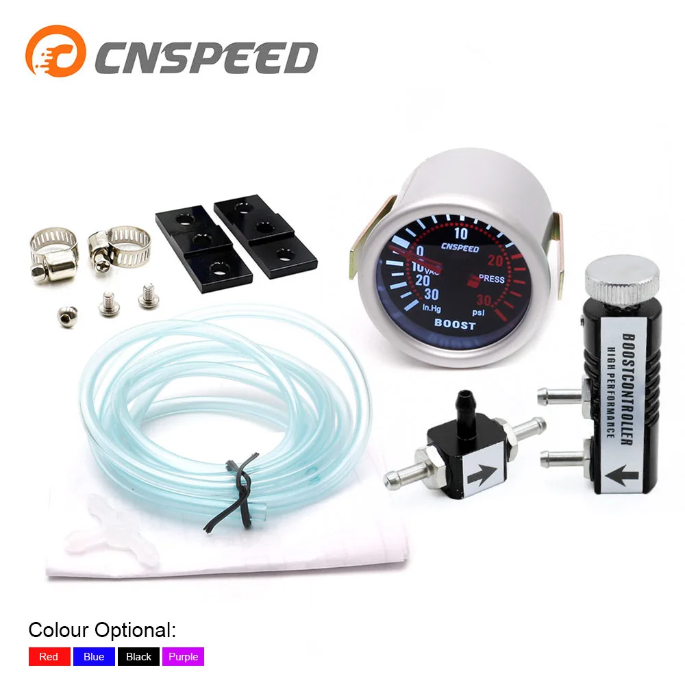 52mm Boost Gauge PSI with Turbo Con Roller Kit 12V Racing Car Turbo Boost Aut Gauge Car Meter YC101309