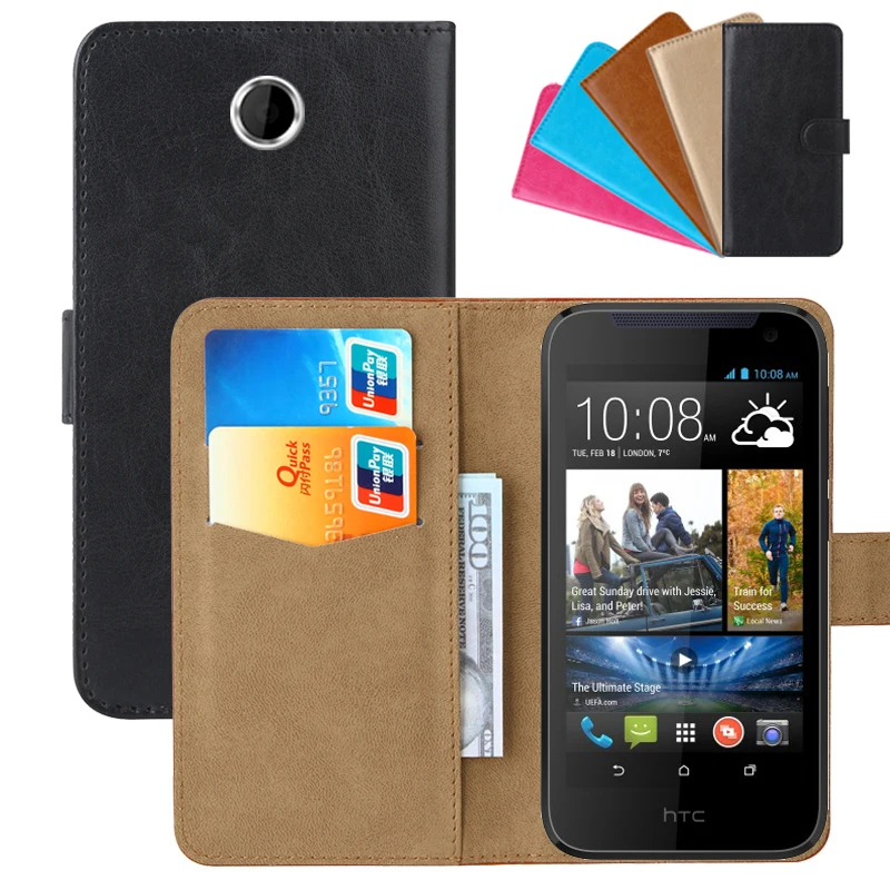 

Luxury Wallet Case For HTC Desire 310 PU Leather Retro Flip Cover Magnetic Fashion Cases Strap