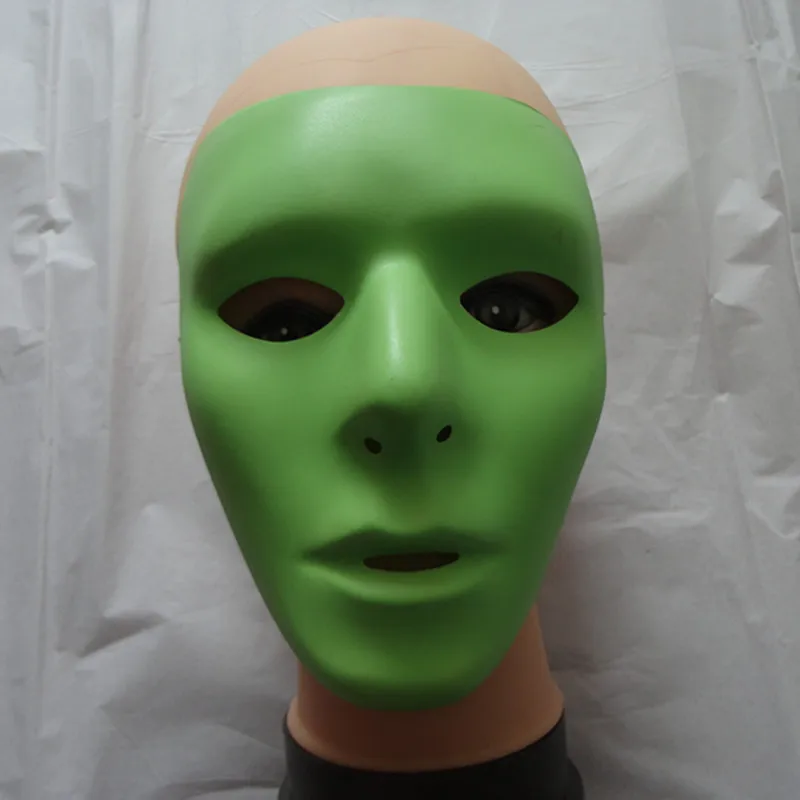 Hip-hopowy taniec duchów JabbaWockeeZ maska ​​dla mężczyzn i kobiet 1 szt. Halloween świecąca twarz zielona maska